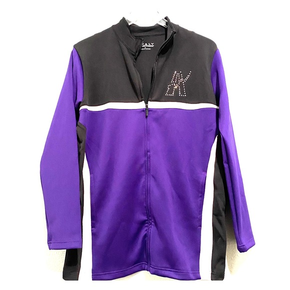 ☘️Healy women’s zip stretchy sweatshirt Size M - Picture 1 of 5